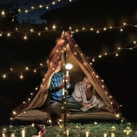 حبل اضاءة زينة مع باور بانك 20 لمبة Vertik VK-7156