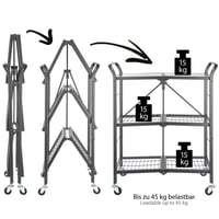 رف تنظيم قابل للطي 3 أدوار WK131181