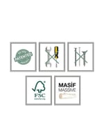 رف تخزين 2 رف fix wood FIX-2016-2