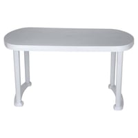 طاولة مستطيلة بلاستيك أبيض 51515