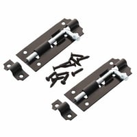 مزلاج باب قطعتين اسود 4 انش LAWAZIM K11018