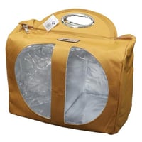 شنطة دلال للرحلات قماش بني SH24326