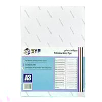 ورق لامع وجهين 180 جرام 50 ورقة SYF A3