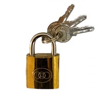 قفل مع 3 مفاتيح 25 مم T262