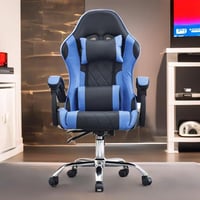 كرسي قيمنق قابل للتعديل ازرق ASL-7199