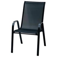 كرسي جلسة خارجية لون أسود AW15009