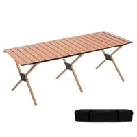طاولة قابلة للطي لون خشبي Smart Kitchen SM-23043