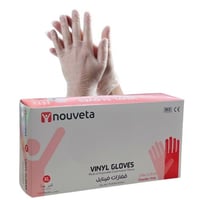 قفازات فينايل 100 قفاز مقاس Nouveta XL