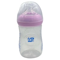 رضاعة فور يو بيبي بلاستيك 180 مل ناتشورال