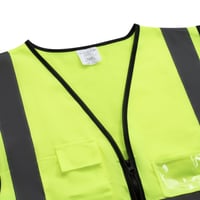 سترة السلامة عاكس أصفر وبرتقالي فسفوري LAWAZIM K10...