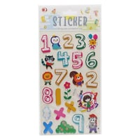 ستيكر ارقام انجليزية 14*24 سم XA-009