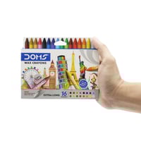 الوان شمعية 16 لون DOMS 3449