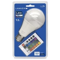 مصباح ليد متغيرة الألوان مع ريموت تحكم LAWAZIM K12...