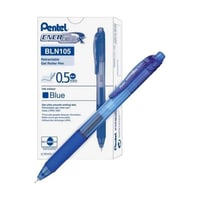 قلم جل أزرق رأس معدني 0.5 مل Pentel PE-BLN105-C