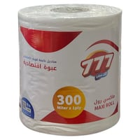 مناديل رول 300 متر تربل سفن 777