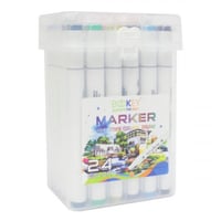 طقم الوان ماركر 24 لون BOOKEY BQ-2060-24