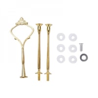 قوالب سيليكون صحن طوابق للتقديم 3 قطعة