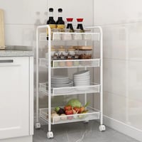 عربة تنظيم معدنية 4 طبقات Home Ezz HE0566-2