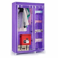خزانة تخرين ملابس قماش 5 ارفف 175*45*110 سم Wardro...