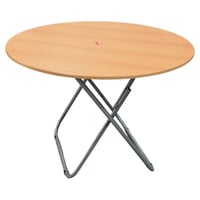 طاولة خشب مدور 100 سم 634619