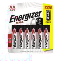 بطارية 1.5 فولت Energizer 4+2 AA