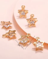 تعليقة نجوم للريزن 20 قطعة - بلونين