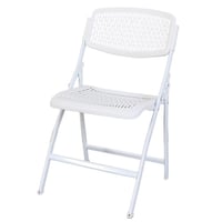 كرسي فايبر قابل للطي أبيض LM2309C