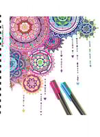 مجموعة اقلام حبر بخط رفيع 0.3 مم مكونة من 12 لون س...