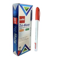 قلم حبر جاف احمر 1 ملم Cello Tri-Mate