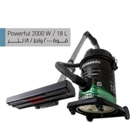 مكنسة كهربائية 18 لتر 2000 واط Panasonic MC-YL669