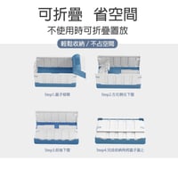 صندوق تخزين بلاستيك قابل للطي 60 لتر ALSAHAH SH198...