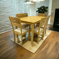 طقم طاولة طعام مع 6 كراسي AW15435-2