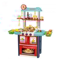 لعبة مطبخ تفاعلي للاطفال - 51 قطعة لون ازرق