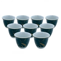 طقم فناجيل زجاج 9 قطع MOSTAFA CO 640238