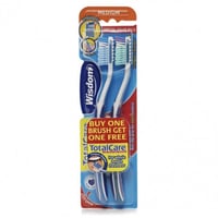 فرشاة أسنان قطعتين بشعيرات متوسطة Wisdom