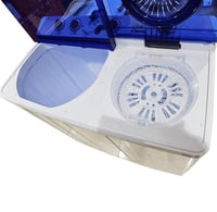 غسالة نصف أوتوماتيكية حوضين سعة 15 كيلو Clikon CK6...