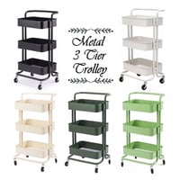 عربة تنظيم معدنية متعددة الأستخدام 3 طبقات 95978