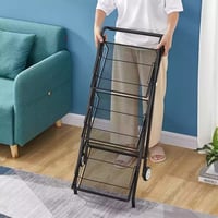 عربة تنظيم معدنية متعددة الاستخدام 3 طبقات قابلة ل...