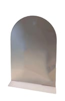 اكريليك شفاف مقوس مع قاعدة - بمقاسين