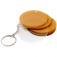 ميدالية دائرية كريلك - شفاف