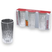 طقم أكواب زجاج 3 قطع ALSAHAH Z9093