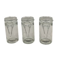 علب زجاج 3 قطع