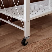 رف تخزين قابل للطي متعددة الوظائف 3 ارفف 121*41*9...