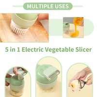 قطاعة خضار 4 في 1 قابلة لإعادة الشحن HE7271