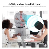 ميكروفون دوكولر Aux JH-043 Lavalier ميكروفون متعدد...