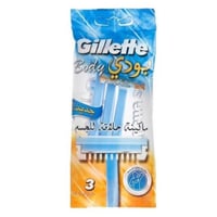 موس حلاقة 3 شفرات 3 قطع Gillette