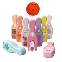 لعبة البولنج 6 الواح خشبية