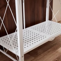 رف تخزين قابل للطي متعددة الوظائف 3 ارفف 121*41*9...