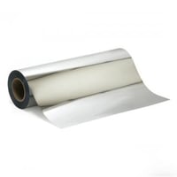 فينيل حراري اقمشة فضي مرايا - متر