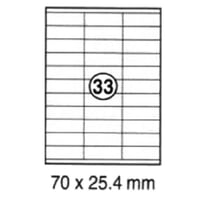 ورق ستيكر لاصق ابيض مطفي 100 ورقة Xel-lent LFL0004...